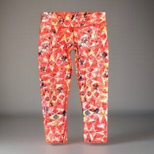 90 Degrees by Reflex Pink Printed Leggings